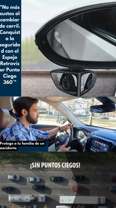 ESPEJO RETROVISOR PUNTO CIEGO 360°